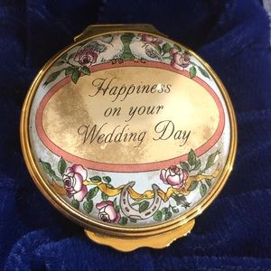 Halcyon Days Enamels Happiness on Your Wedding Day